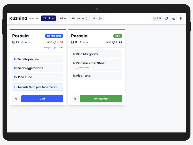 Kitchen Display System — InLinePOS